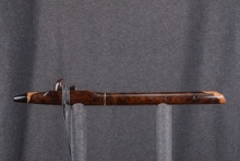 African Blackwood Burl Native American Flute, Minor, Mid A-4, #U6G (9)